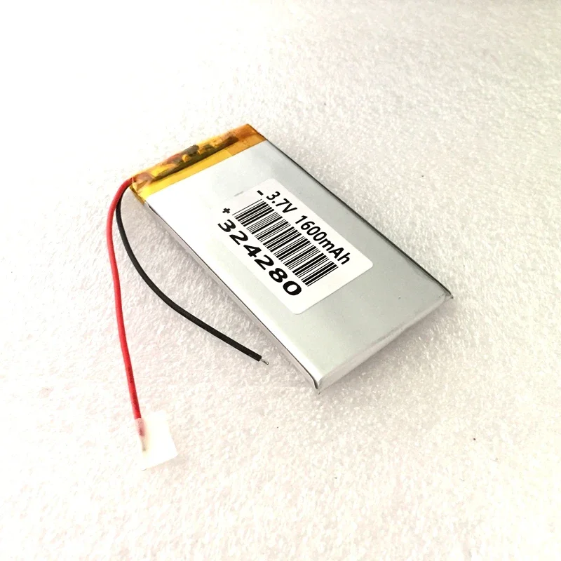 3,7 В, 1600 мАч, литий-полимерный аккумулятор для мобильного телефона, планшетного ПК, тонкий MP3 324280