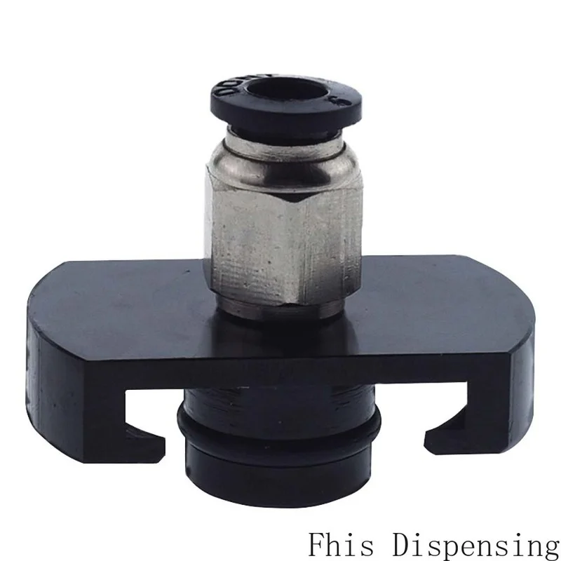 Montagem com O-Ring, Material da liga de alumínio, Dispensing Parts, 5cc, 10cc, 30cc, 55cc, Estilos
