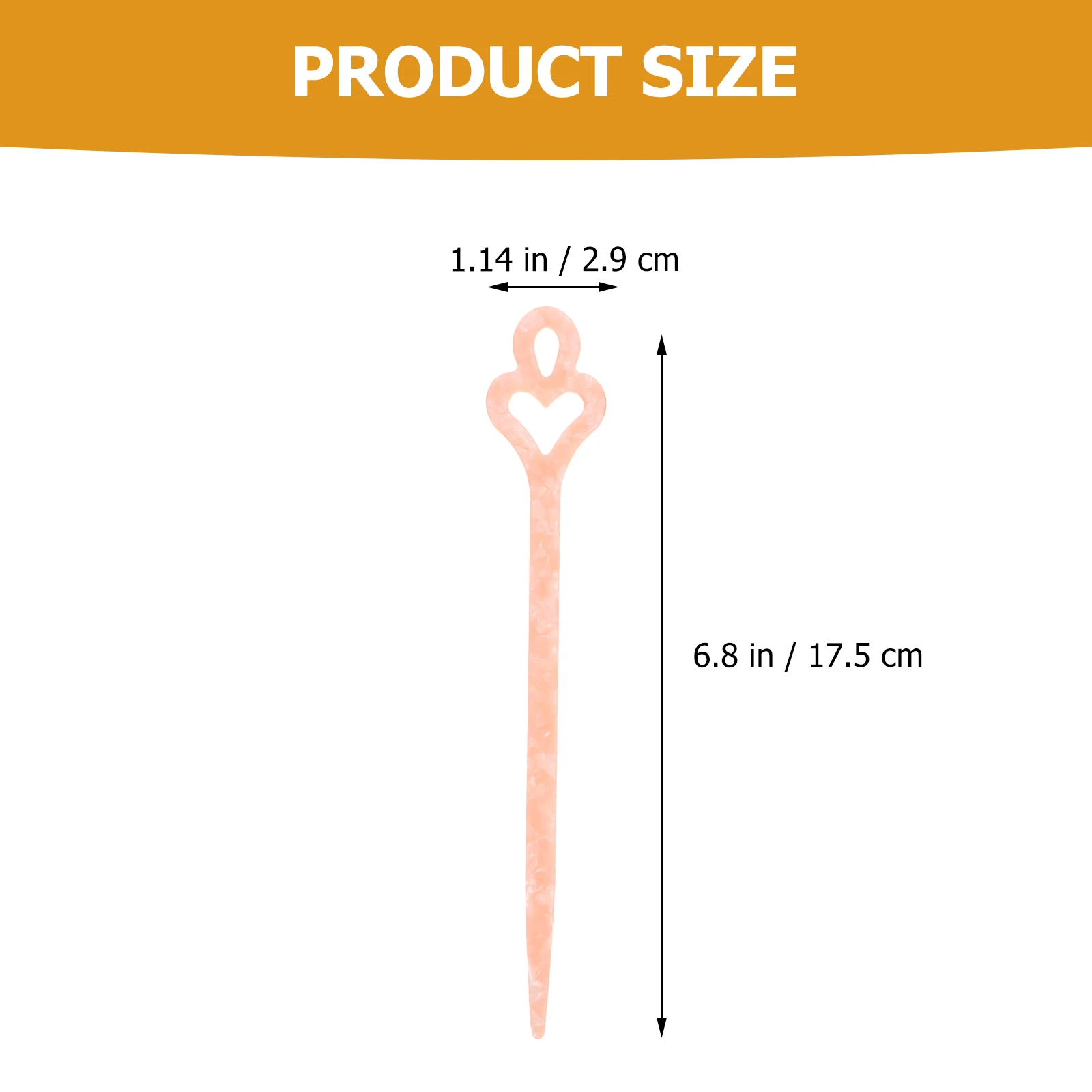 

4pcs Retro Hair Chopstick Acetate Sheet Material Long Lasting Bun Holder Stylish Accessories for Wedding Party
