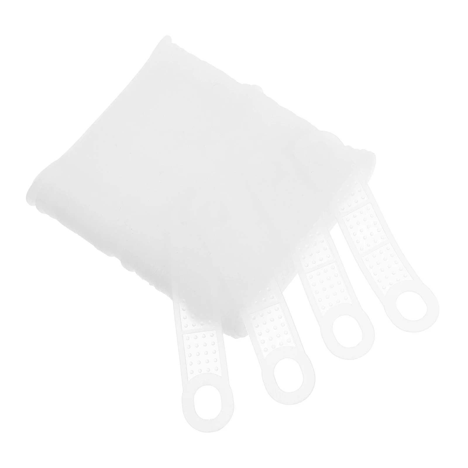 

100 Pcs Rubber Sleeve Anti-slip Clothes Hanger Cover Hangers Pp Shoulder Pads Supply