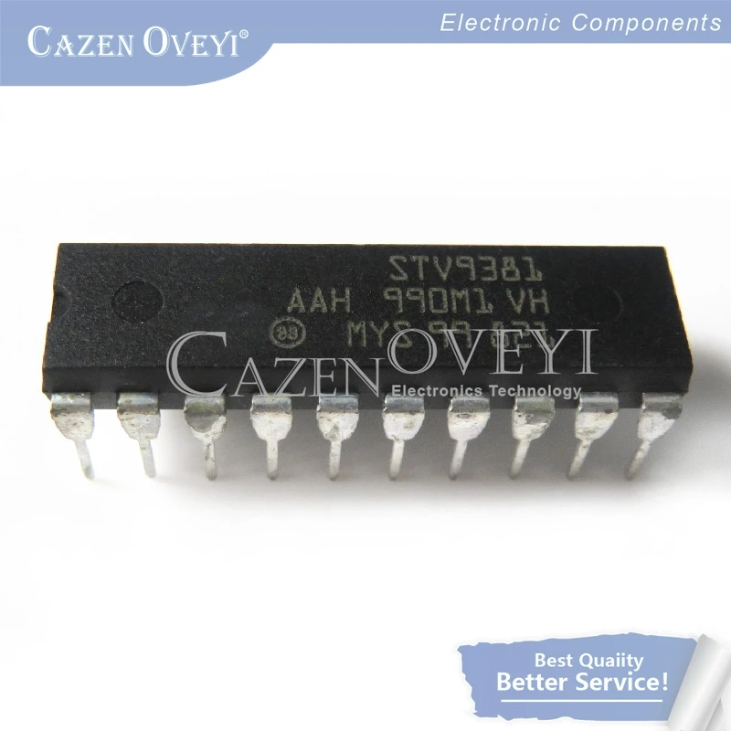 5pcs/lot ADC0820CCN ADC0820 BA8206BA4L BA8206 AT89C4051-24PU AT89C4051 STV9381A STV9381 DIP-20