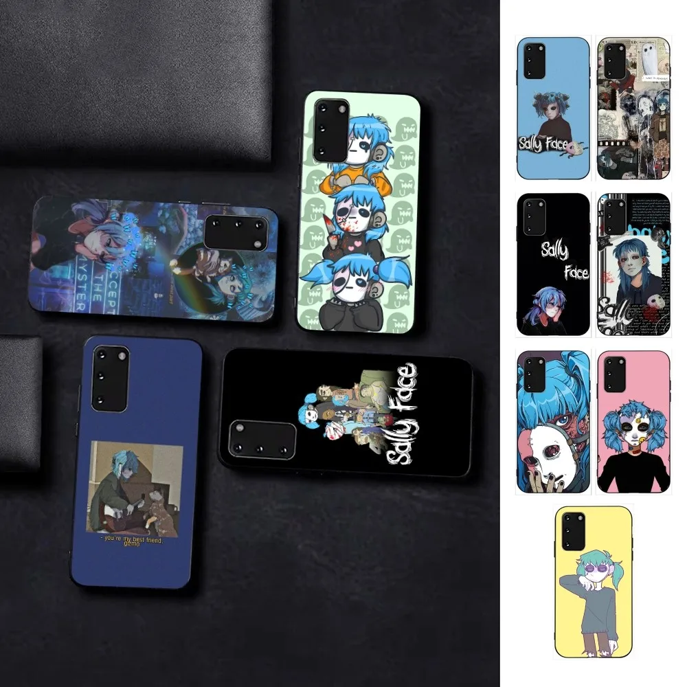 

New Sally Face Anime Phone Case For Samsung S 9 10 20 21 22 23 30 23plus lite Ultra FE S10lite Fundas