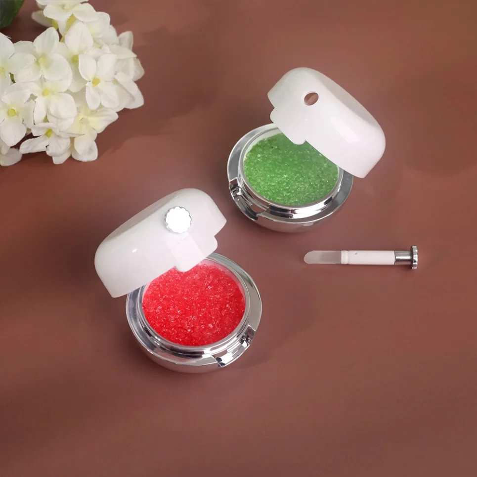 نباتي الشفاه قناع النوم العلامة الخاصة الفاكهة غرفت بلسم الشفاه للشفاه الجافة بالجملة ماكياج العناية بالشفاه فرك شعار مخصص