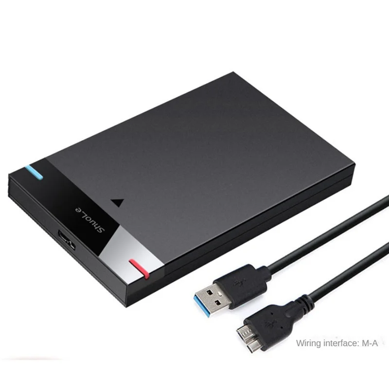 Shuole 2.5 Inci SSD Solid State Drive Enclosure Mekanik Serial SATA USB3.0 Kecepatan Tinggi Eksternal Mobile Hard Drive Enclosure-N3