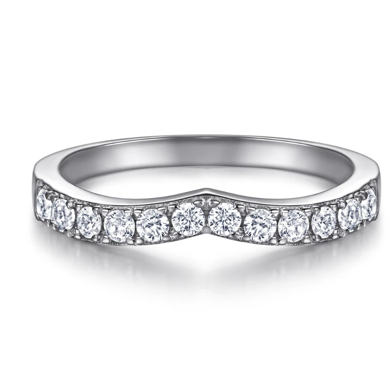 Conjunto de anéis HTOTOH feminino Marquise 3 quilates D cor Moissanite S925 prata esterlina joias finas de noivado