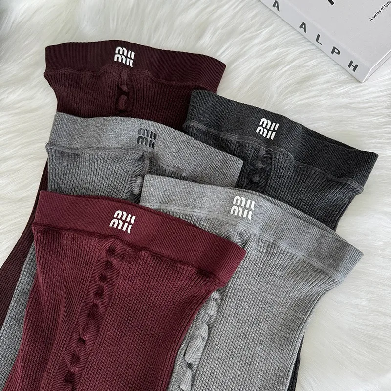 

Колготки с буквой M, носки в вертикальную полоску, модные носки средней толщины, женские универсальные хлопковые носки.