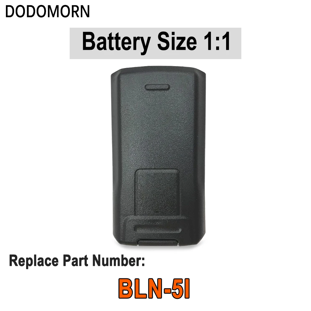 DODOMORN New BLN-5I 3.7V 1900mAh Lithium-Ion Battery For EADS Airbus Cassidian TH9 THR9 THR9i Handheld Digital Two Way Radio