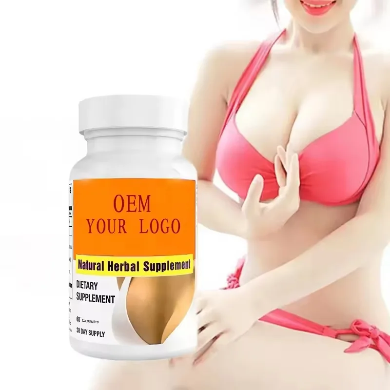 1 bottle natural herbal supplement women breast enhancing capsules to maintain firmness fullness regulate endocrine function