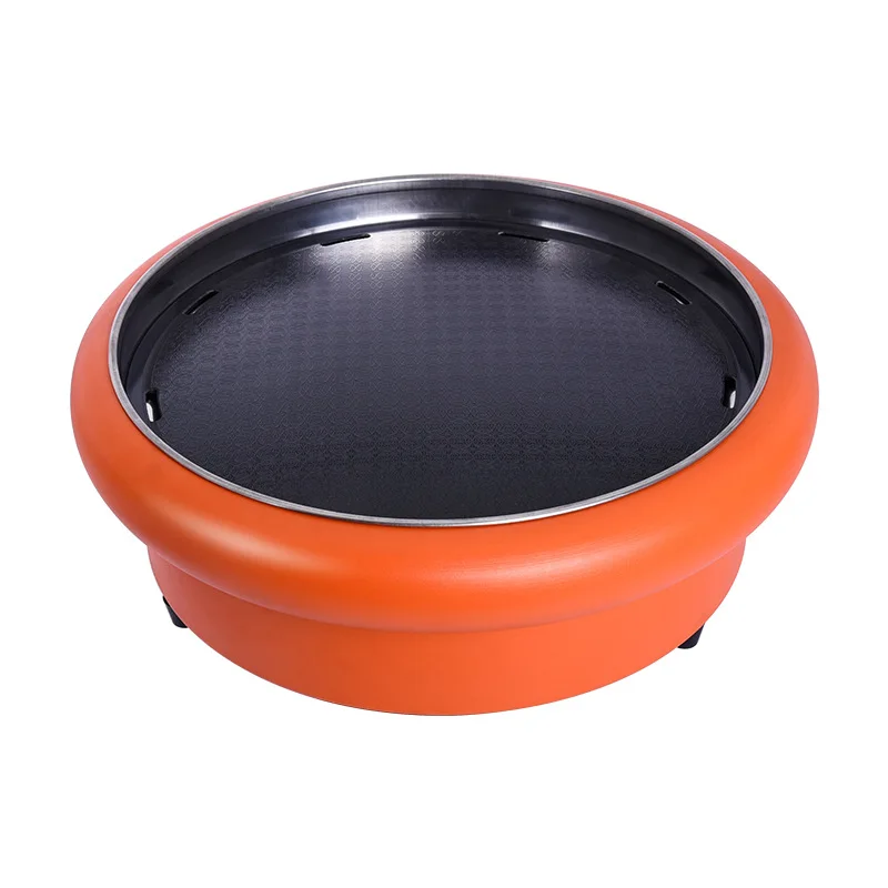 Stainless steel electric oven on the table, orange electric ceramic oven barbecue shop self-service barbecue oven commercial