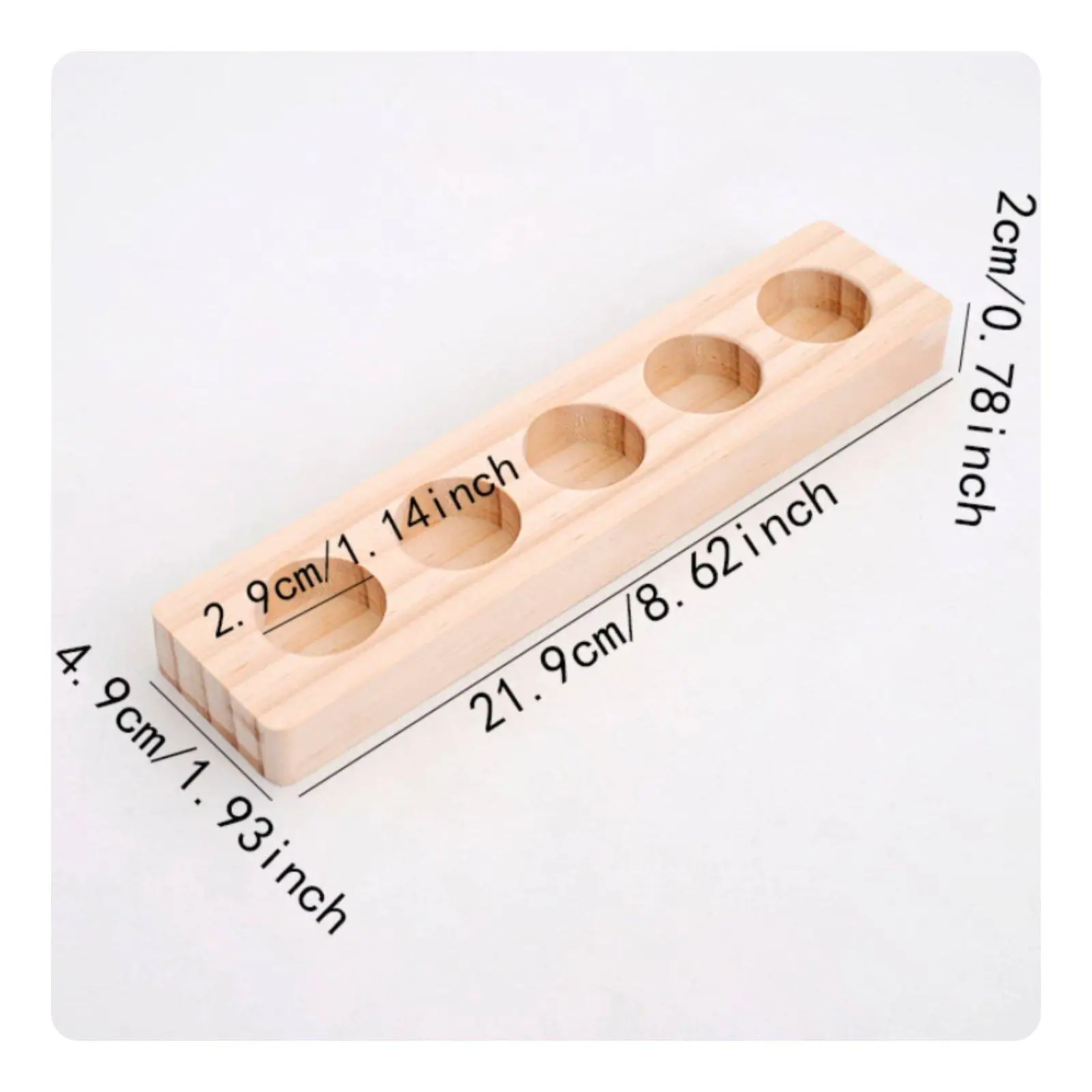 Desktop Wooden Display Shelf Space-saving Organizer Tiered Cosmetic Bottle Rack Storage for Makeup Room or Bathroom