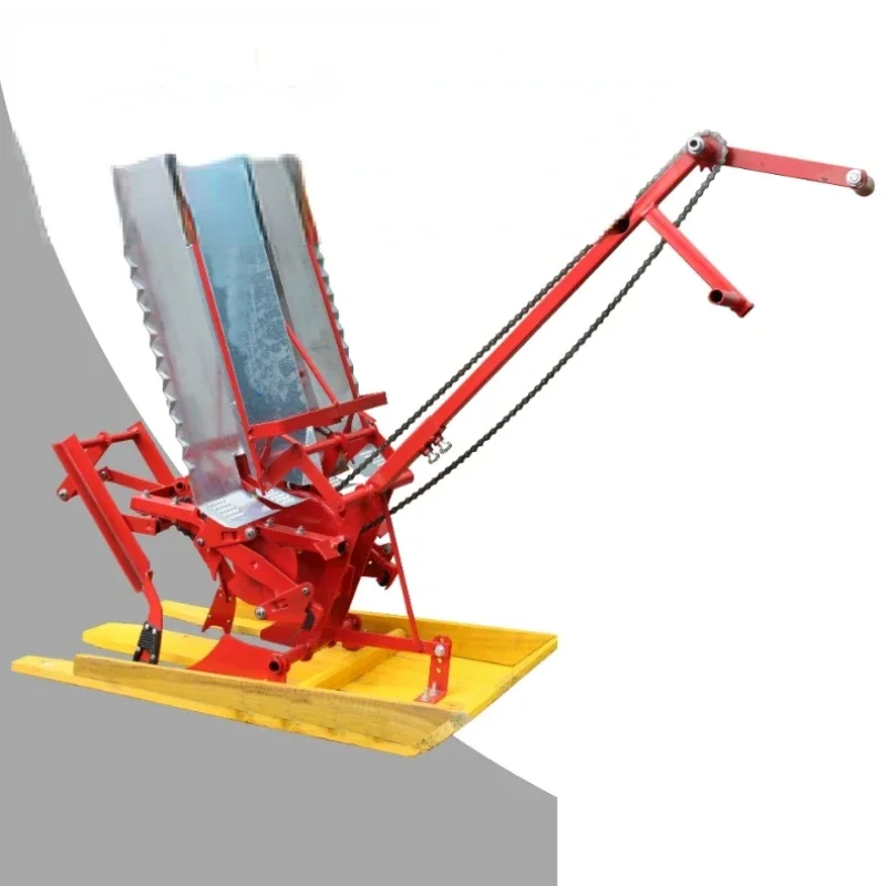 

Rice transplanter hand-operated rice new two-row rice transplanter small seeder agricultural machinery planting machine