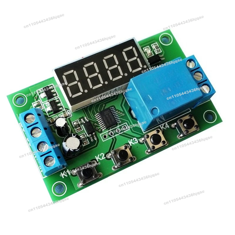 Relay Module 5v/12v/24v Timing Pulse Cycle Power Failure Trigger Time Control Circuit Switch