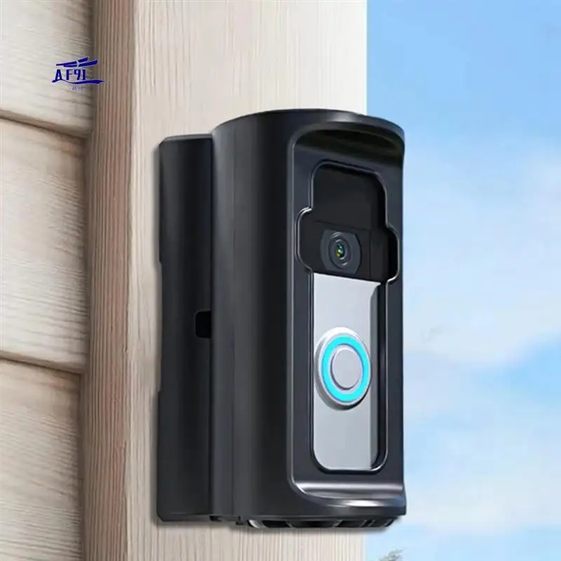 

AF91-NEW Ring Doorbell Mount No Drill Ring Door Holder Doorbell Mount No Drill Adjustable Ring Doorbell Case Anti-Theft