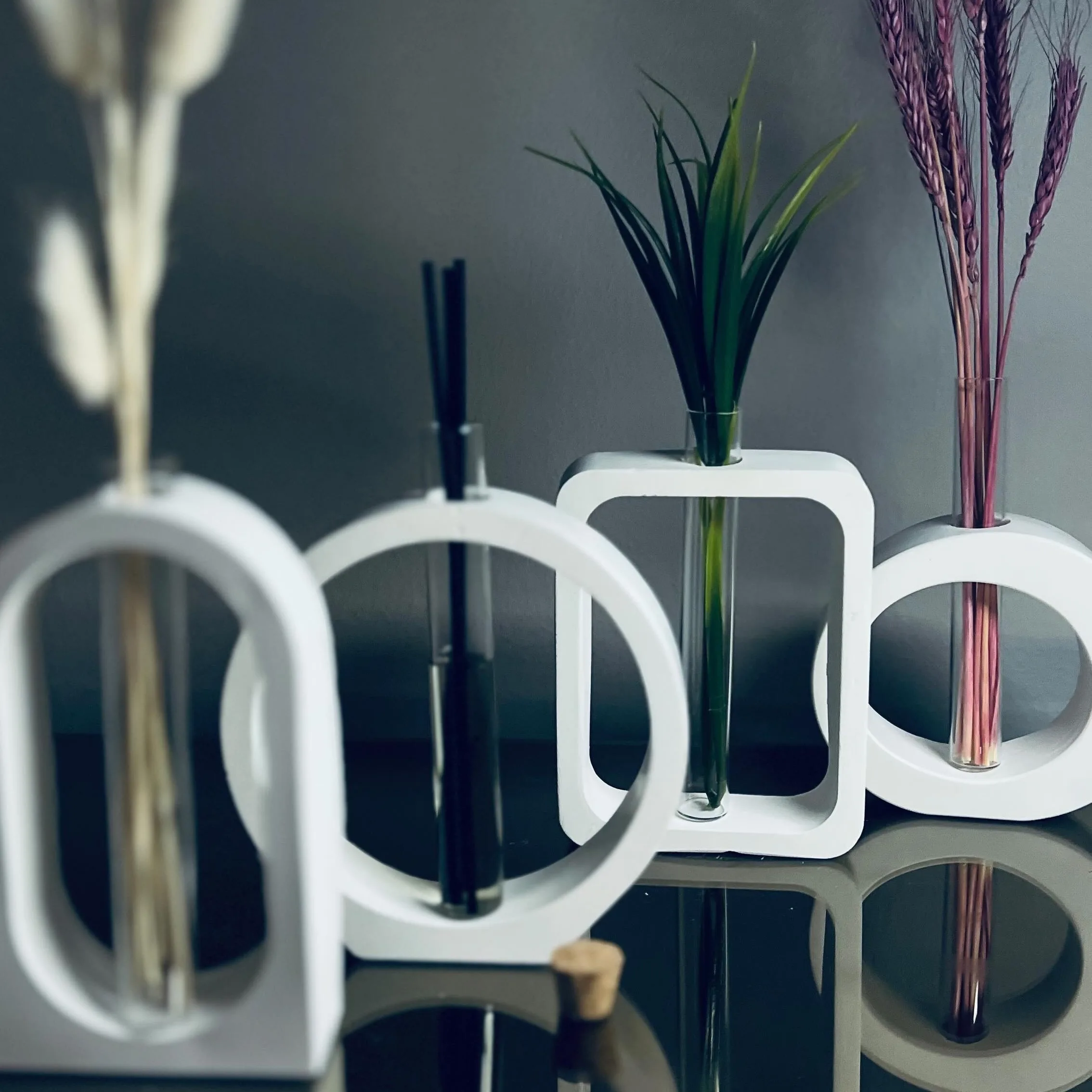 Силиконовая форма для гидропонной вазы «сделай сам», круглая арочная испытательная трубка, ваза для аквакультуры, форма для гипса и цемента, капельная форма из смолы, домашний декор