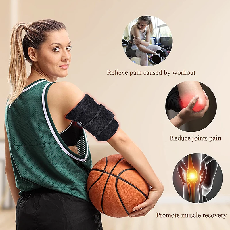 Tragbares Nah-Infrarot-Rotlicht therapie gerät führte Arme schlanker Pads Rotlicht wickel zur Schmerz linderung Fett verbrennung Körper abnehmen – Detail 3