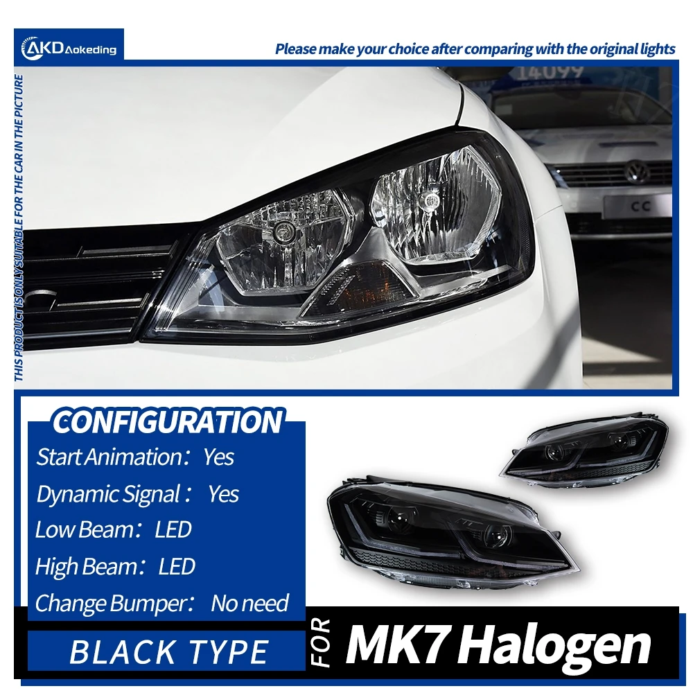 VW ゴルフ 7 5G 純正 HID 左ヘッドライト ゴルフ7 5G 純正 左ライト