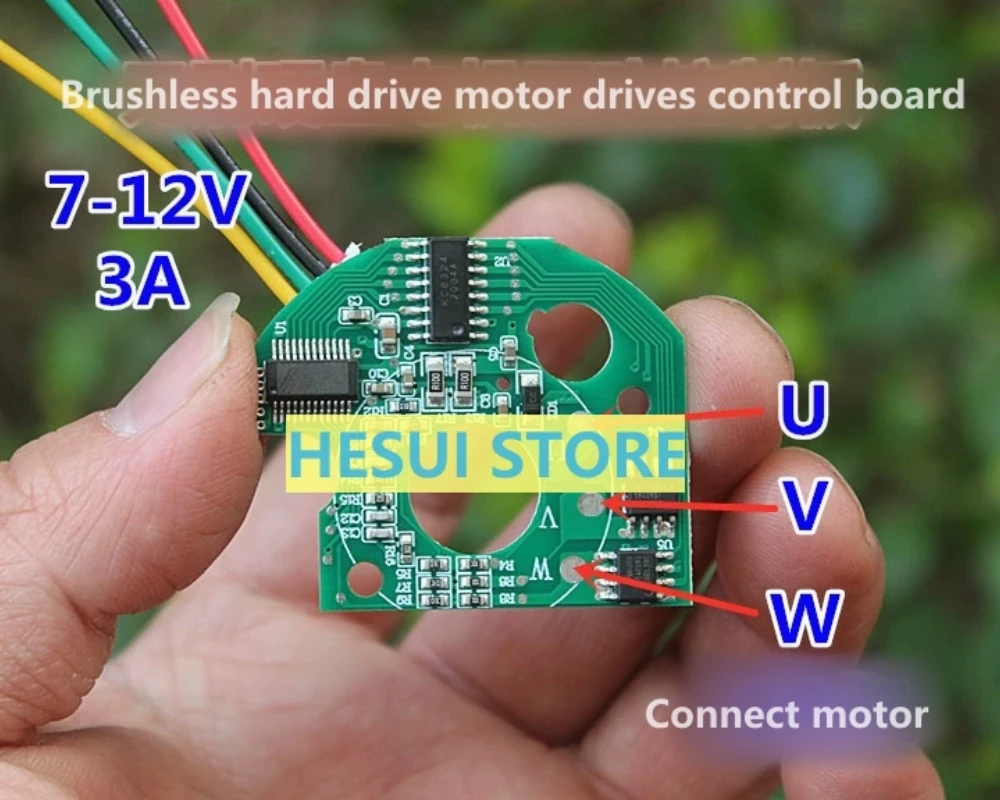 Dc brushless motor Drive Control  Governor board Hard disk  drive 7-12V