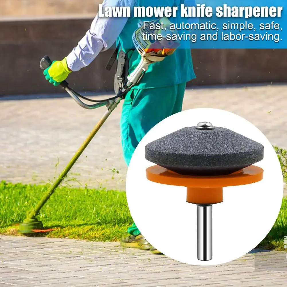 Easy Installation Lawn Mower Blade Sharpener Universal Lawn Mower Blade Sharpener Kit for Garden Dull for Electric for Garde