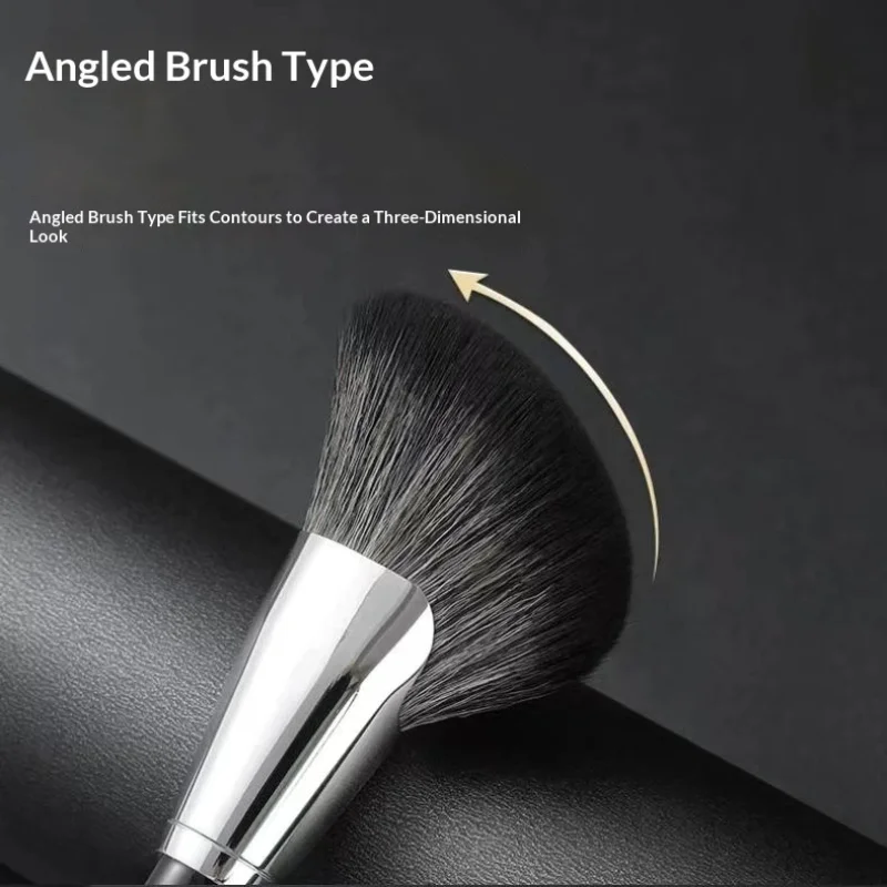 Black Sculpting Brush Professional Makeup Brushes Cosmetic Side Face Cont Oblique Powder Blush Brush Face Make Up Tools