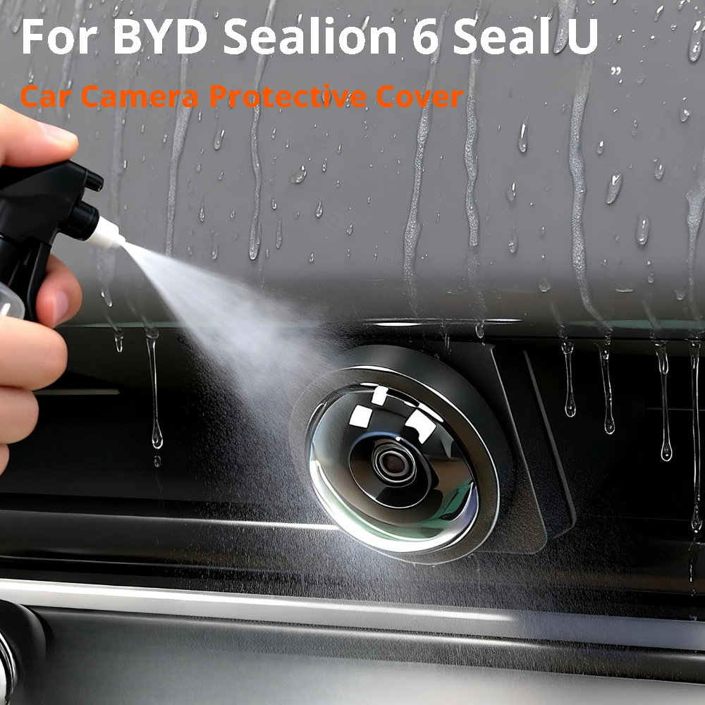 For BYD Seal U Sealion 6 EV DM-i Camera Lens Cover 360 Degree Waterproof Protective Cover Car Modification Accessories