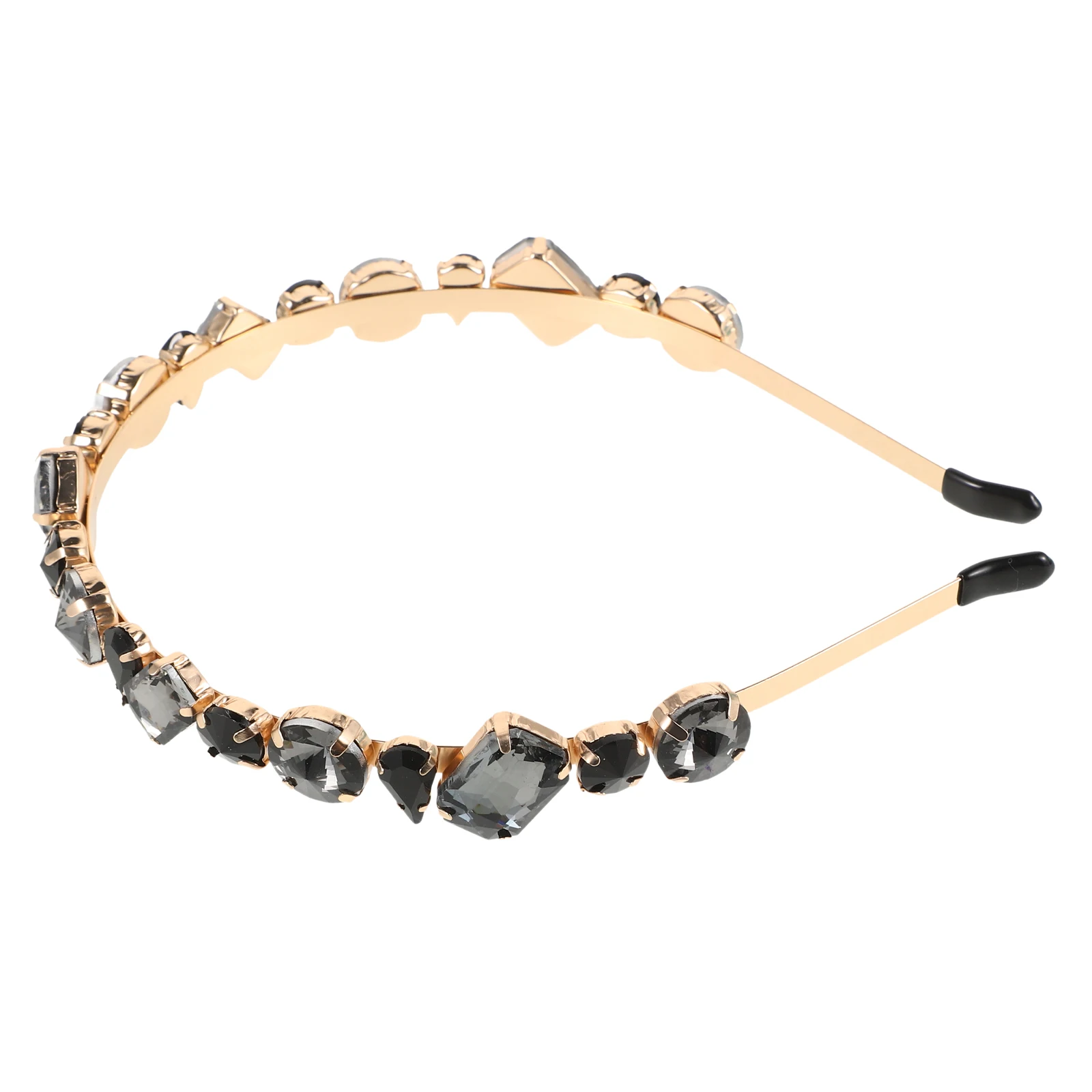 

1pc Glass Brick Hair Accessories Elegant Rhinestone Hoop Fashion Women Headband Hairpiece Decorative Daily Party Use