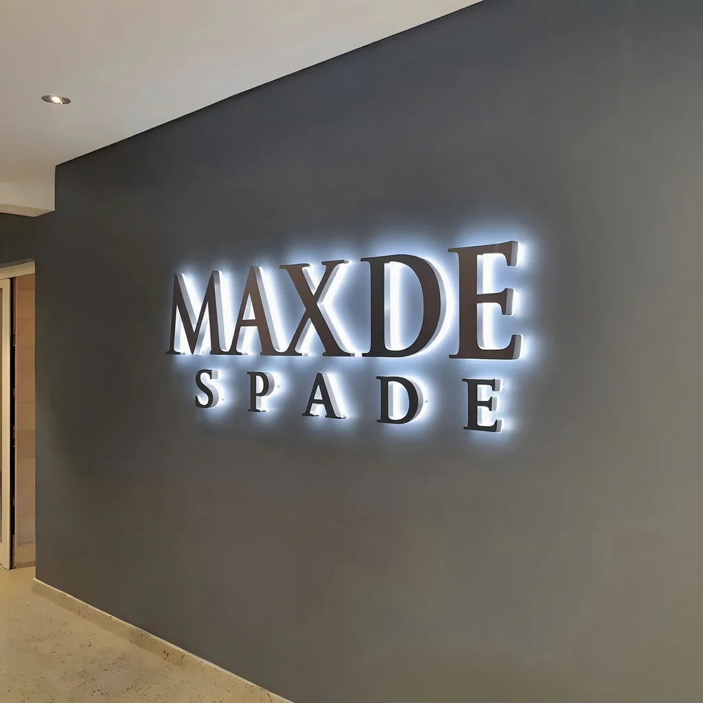 Custom Metal LED Letters Sign Business 3D Acrylic Signage Luminous Wall Logo Light Up Signboard Outdoor Company Store Decoration