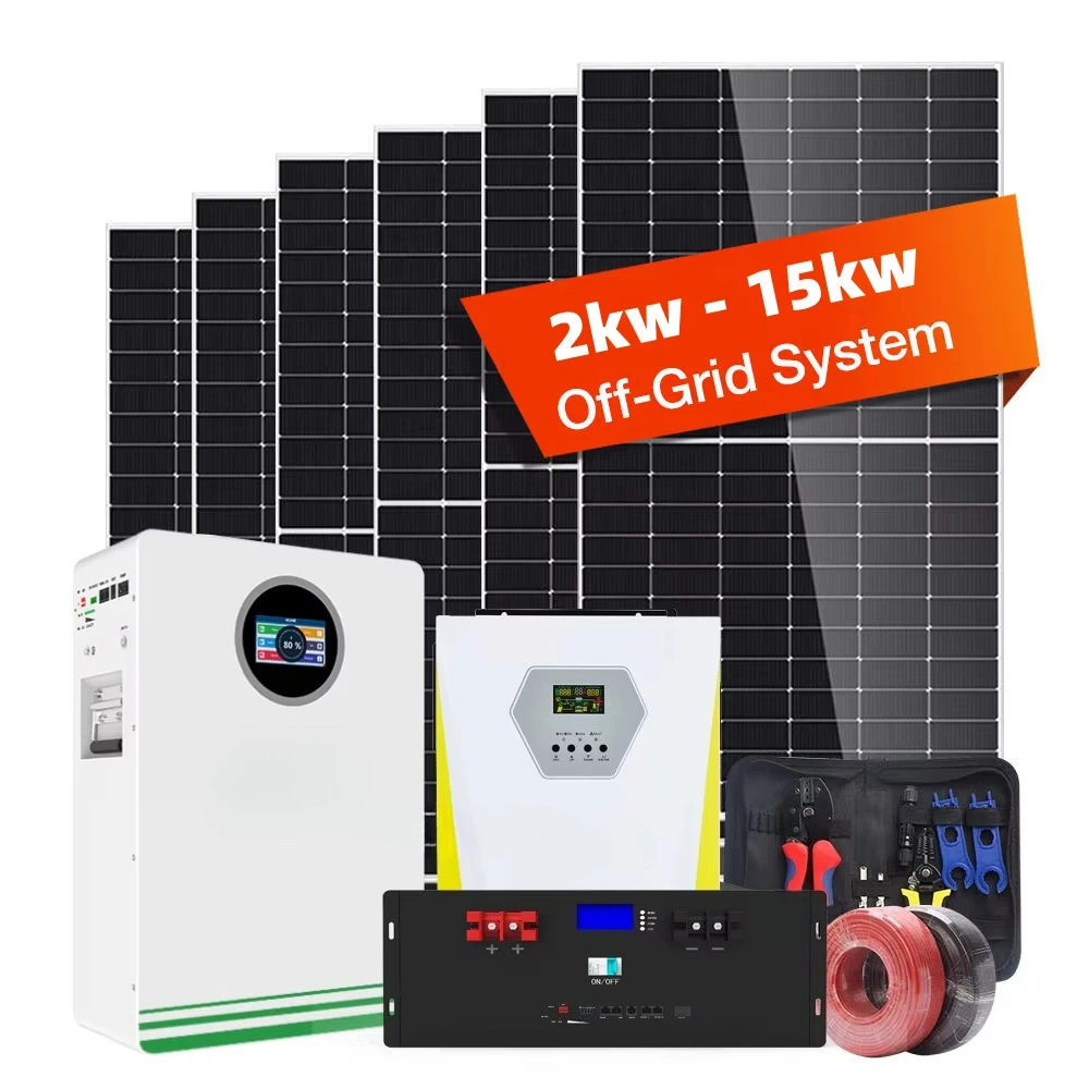 

HJ Solar Energy System Hot Selling 5kw 10kw 15kw MPPT Controller Lithium Ion Battery Perfect Offgrid Solution for Big Houses