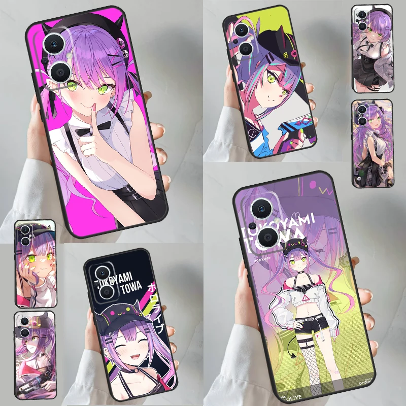 Tokoyami Towa Hololive Funda For OPPO Reno 11 F 10 Pro 4 5 6 7 8 Lite 4Z 5Z 8T OPPO Find X6 X5 Pro X2 X3 Neo Case