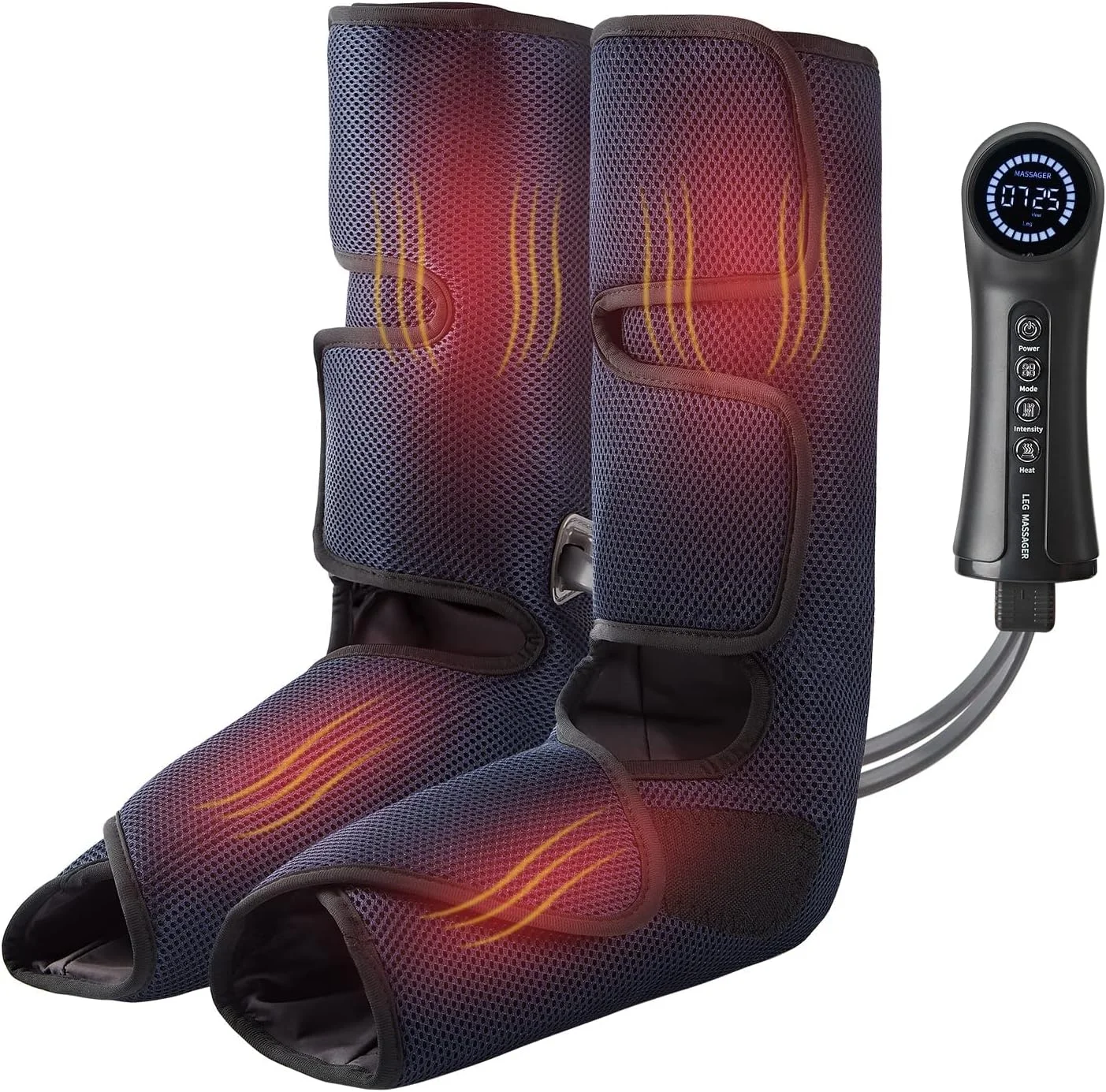 Leg Massager, 3-in-1 Foot Calf & Thigh Massager with Compression Therapy Leg Massage Boots