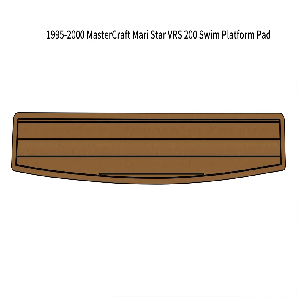 

1995-2000 MasterCraft Mari Star VRS 200 Swim Platform Pad Boat EVA Teak Floor SeaDek Marine Mat Gatorstep Style Self Adhesive