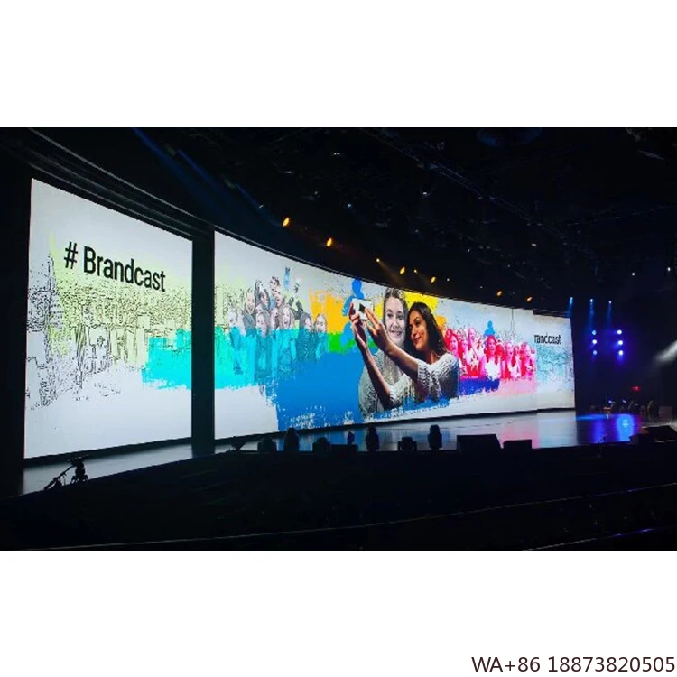 شاشة LED للإيجار، شاشة عرض فيديو ملونة كاملة داخلية، كشك DJ محمول، شاشة عرض LED محمولة