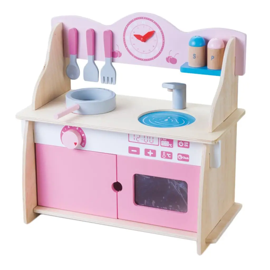 kitchen Set with Baking Oven, Stove, Sink And Cookware Play House Toy