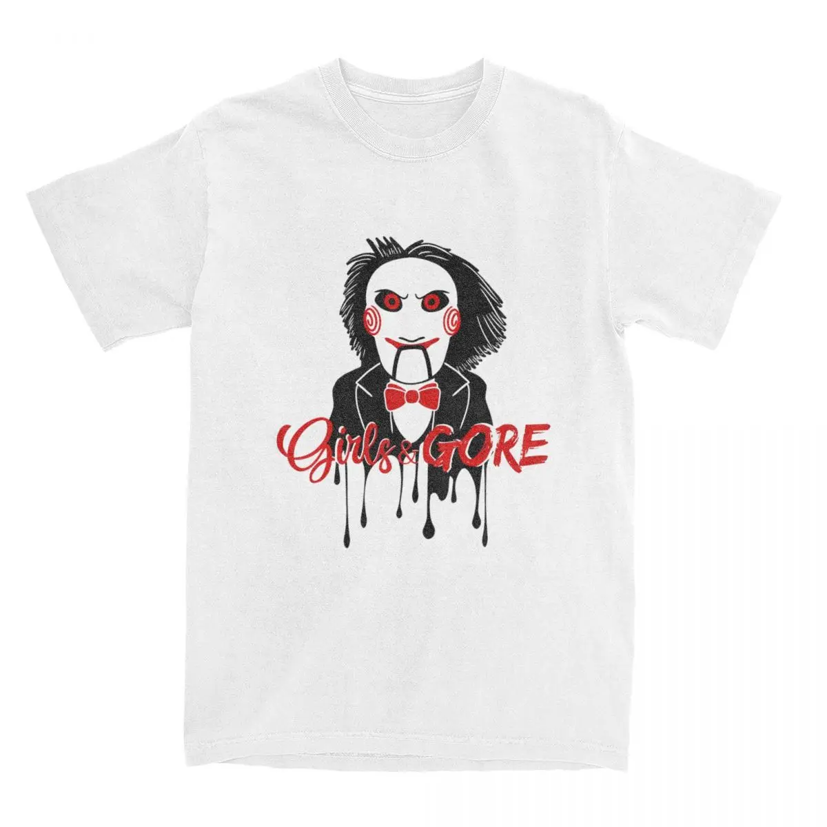 Men Women Girls And Gore Saw T Shirt Horror Movie Billy 100% Cotton Tops Funny Short Sleeve Tee Shirt 4XL 5XL 6XL T-Shirts