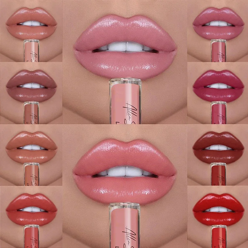 New Hot Liquid Lipstick Cosmetics Lips Gloss Cream Long Lasting Cashmere Lips Colors Matte Lipstick Pigment Makeup TSLM2