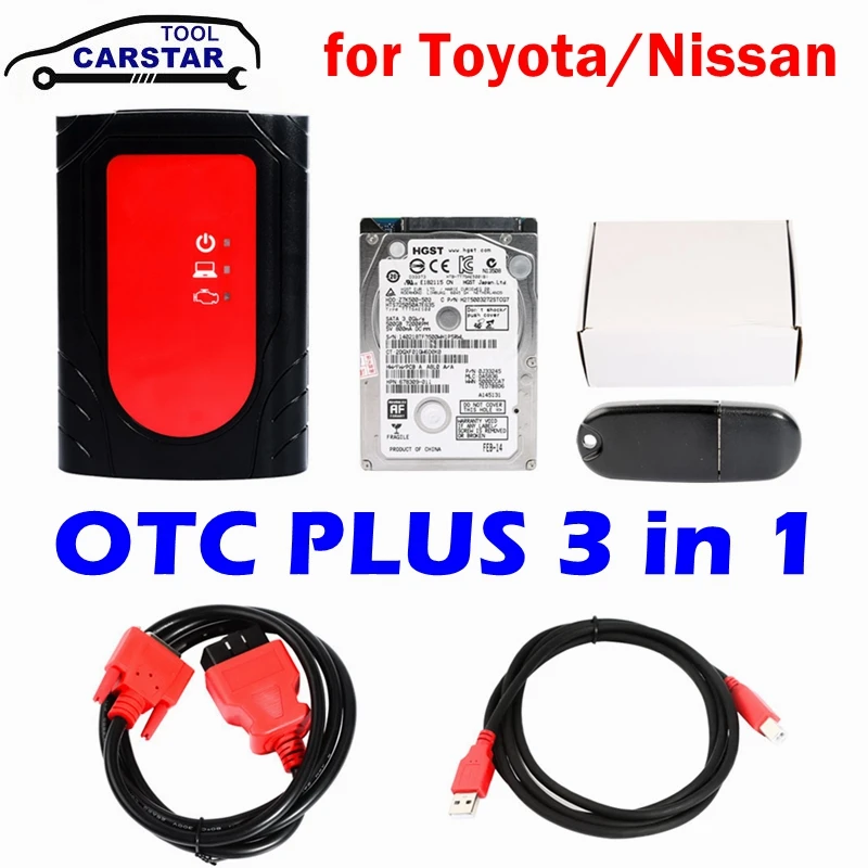 OTC Plus 3 in 1 OBD Scanner GTS with HDD techstream consult 3 plus OTC Scanner For Nissan/Toyota