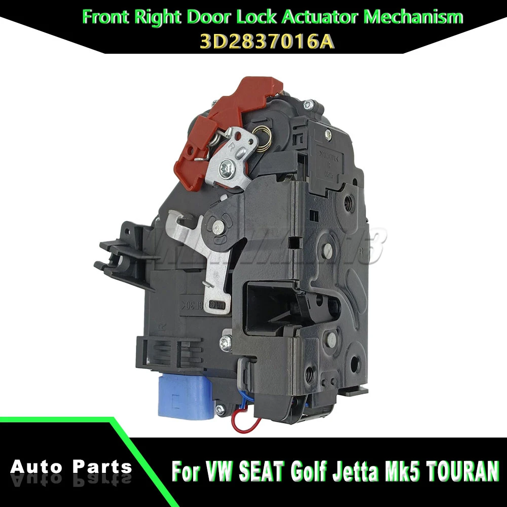 

Car Front Right Door Lock Actuator Mechanism For VW SEAT Golf Jetta Mk5 TOURAN 3D2837016A