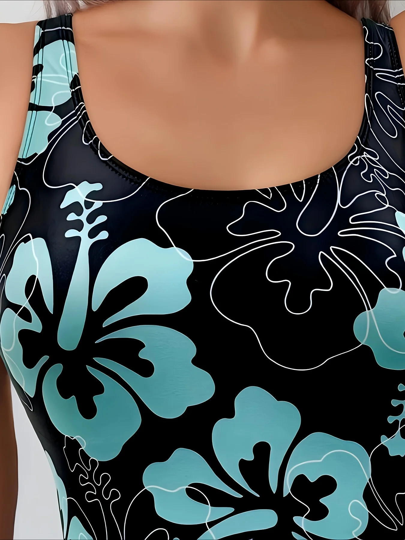 Verão feminino nova cintura simples temperamento esportes piscina ao ar livre maiô de uma peça