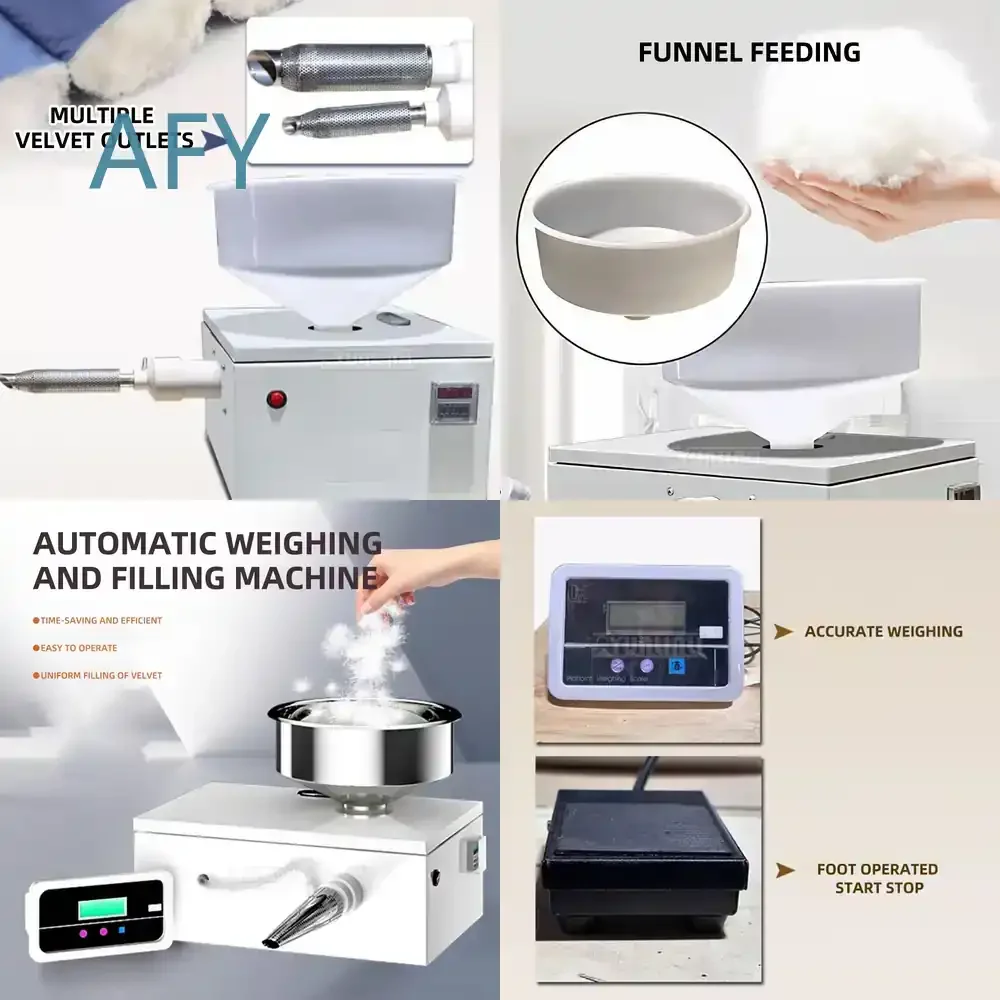 Quantitative Weighing Filling Machine for Cotton Padding Filling Machine for Semi-Automatic Jacket Filling Machine for