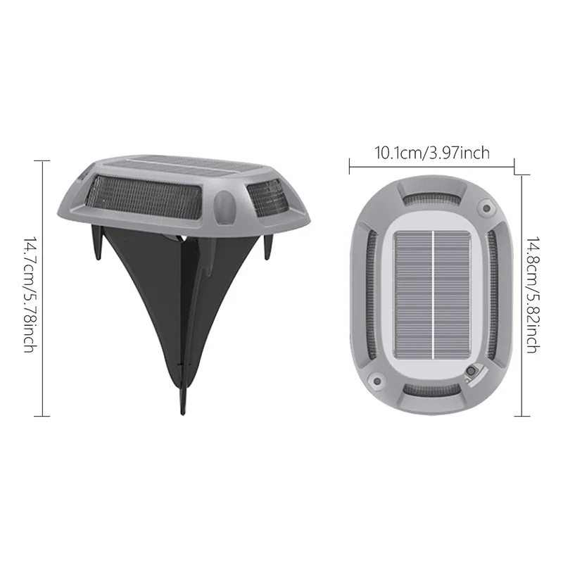 Solar LED Lights, Outdoor Lights, Smart Light Sensor for Automatic On/Off, 7 Static Colors + 2 Dynamic Effects, Garden Lights