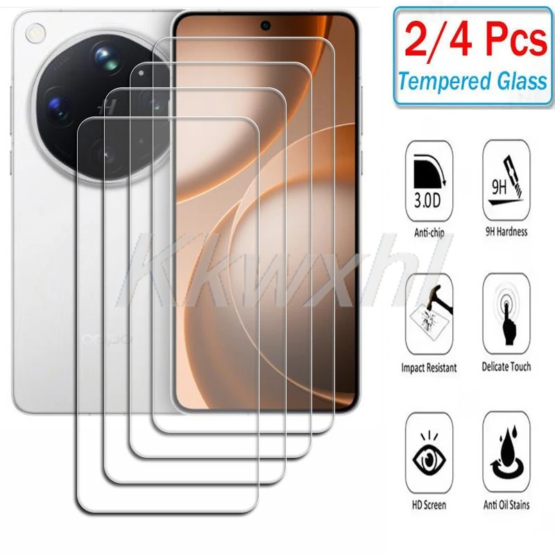 

2-4PCS 9H Tempered Glass For OPPO Find X9 Ultra 6.82" FindX9Ultra X9Ultra CPH2841, PMA110 Screen Protection Cover Film