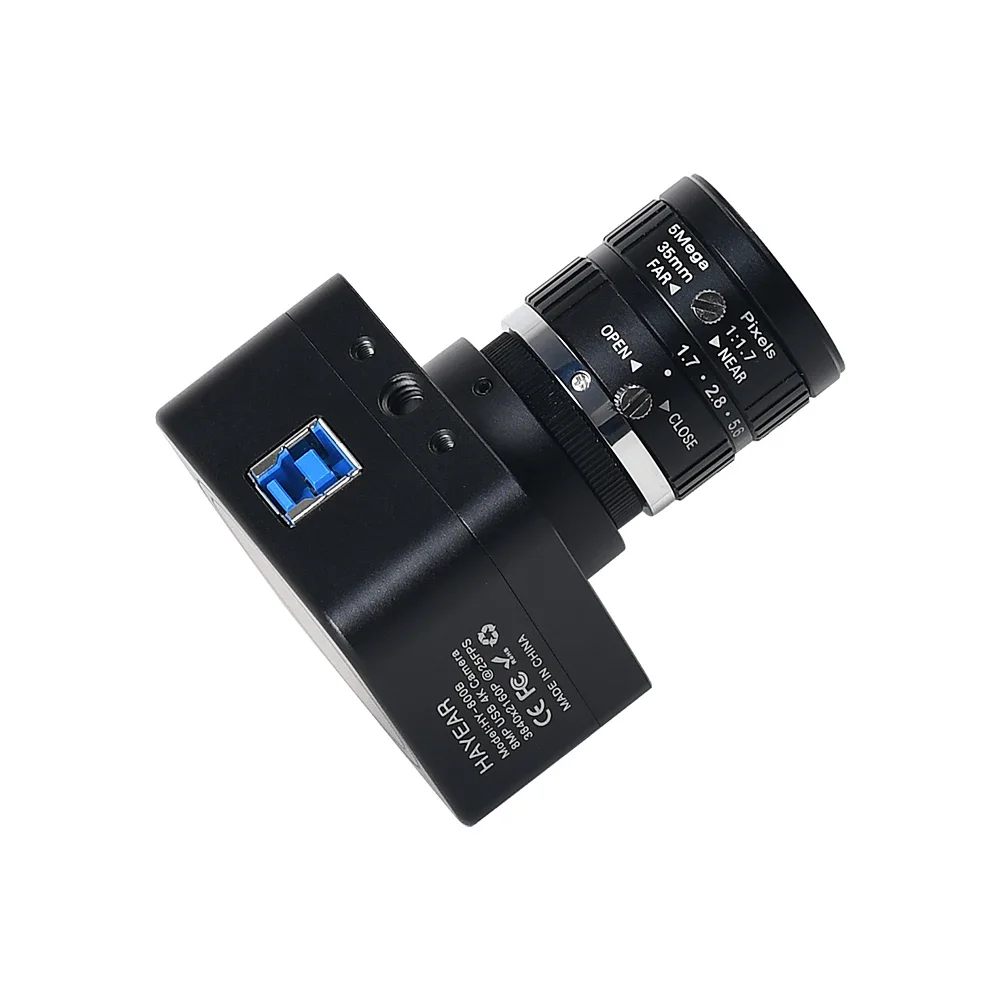 HAYEAR 8MP Webcam5 Mega Pixels 35mm 1:1.7 Varifocal Lens USB Camera HD 3840x2160 25fps USB Camera  Conference Camera