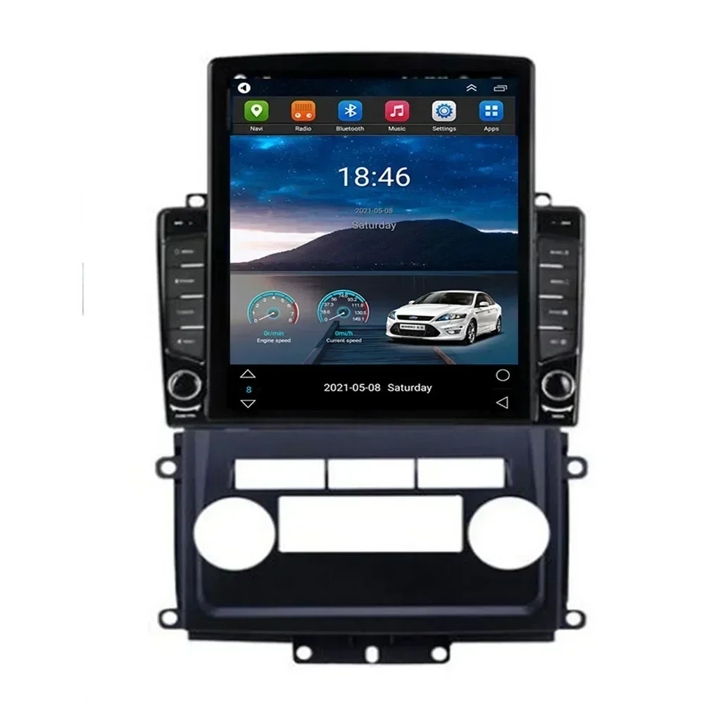 For Tesla Style 2 Din Android 13 Car Radio For Nissan Frontier Xterra 2009-2012 Multimedia Video Player GPS Stereo Carplay RDS