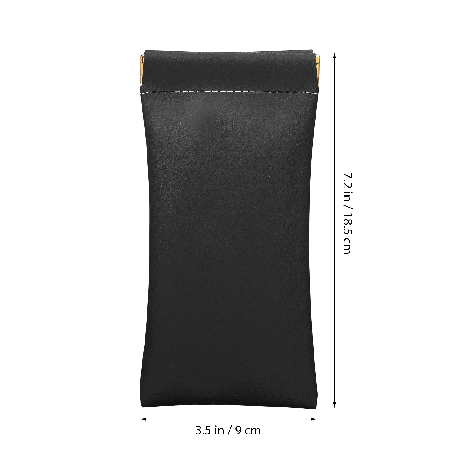 

2 Pcs Sunglasses Pouch Eyeglasses Case Black Khaki Shrapnel Bag Squeeze Top Glasses Bags Passport Wallet Travel Accessories
