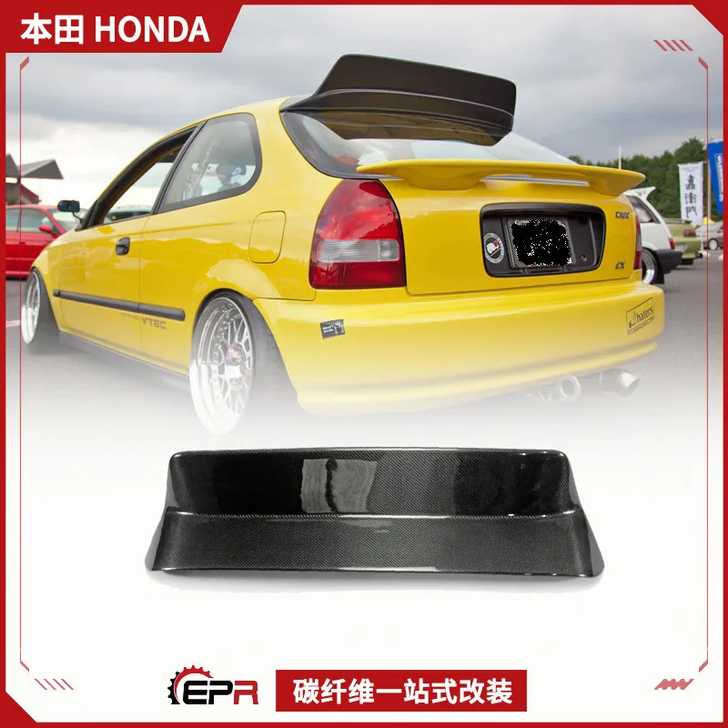 

Suitable for Honda Civic Type-R EK9 modified OSA model, carbon fiber top wing, rear disturbance wind wing