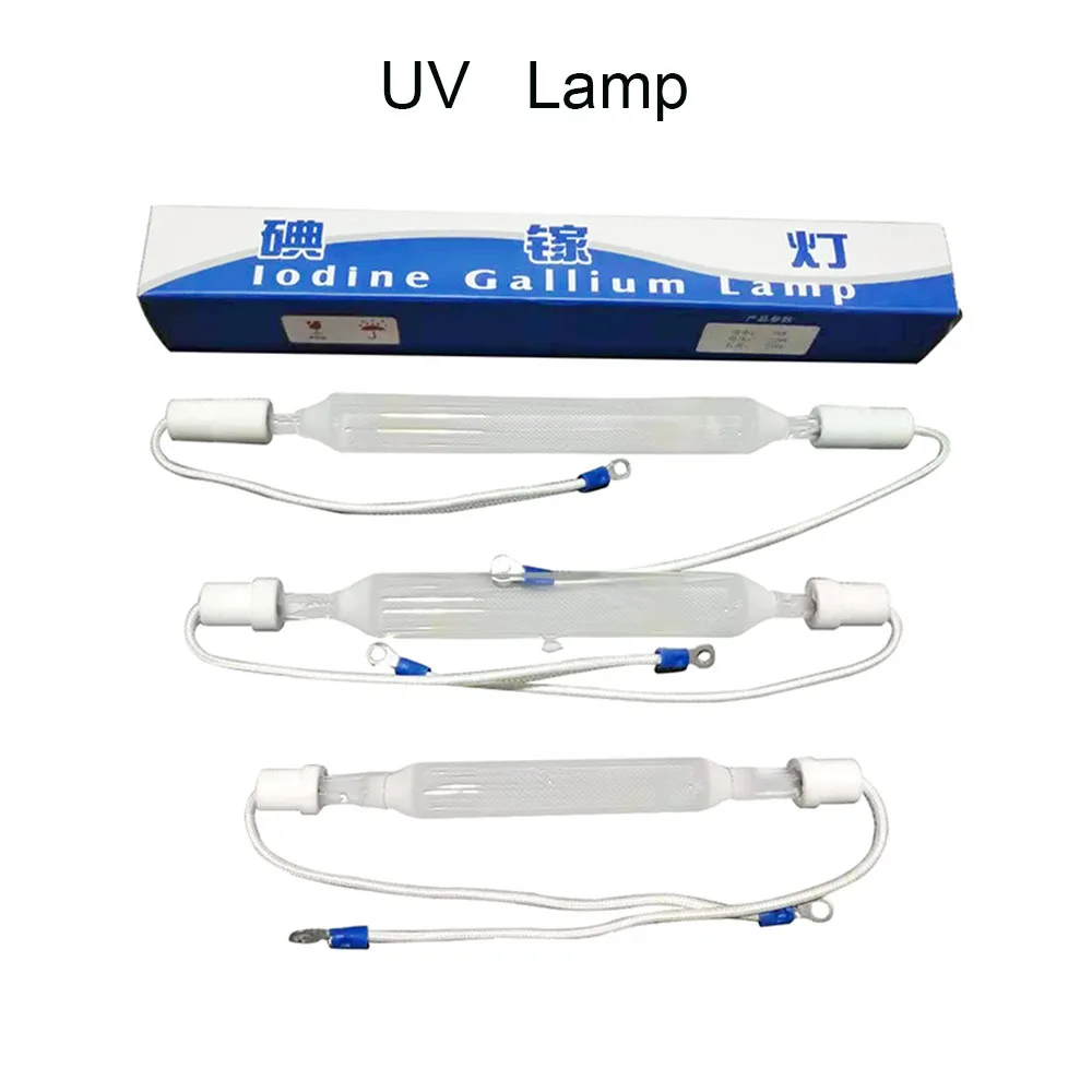 Free Ship 1-5Kw Gallium Iodide Lamp Plate Printing Exposure  UV Curing Tube Machine Drying