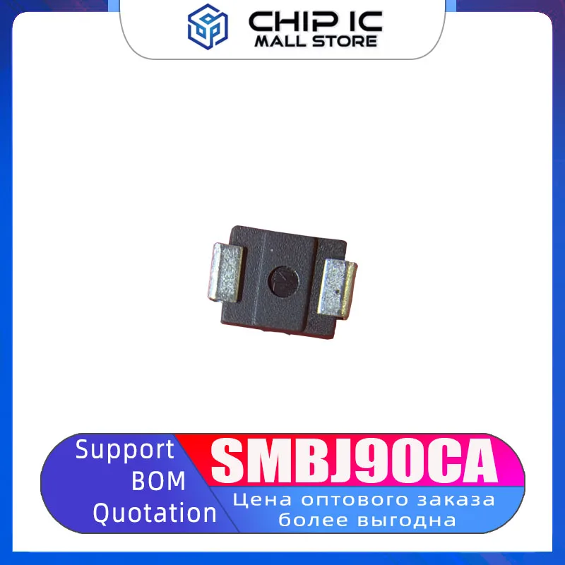 10PCS SMBJ90CA SMB (DO-214AA) Electrostatic And Surge Protection New Original Stock