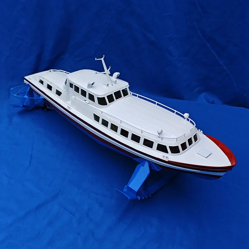1/30 RC Finished Boat PT20 Hydrofoil Boat Model Kit DIY Hand-Assembled Boat Model Toy Gift Remote Control Yacht Model
