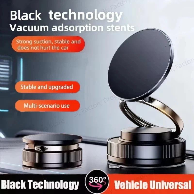 

Вакуумный магнитный держатель для телефона, подставка для Magsafe на присоске, крепление для телефона, регулируемый поворотный замок для вашего автомобиля/тренажерного зала/зеркала 2026