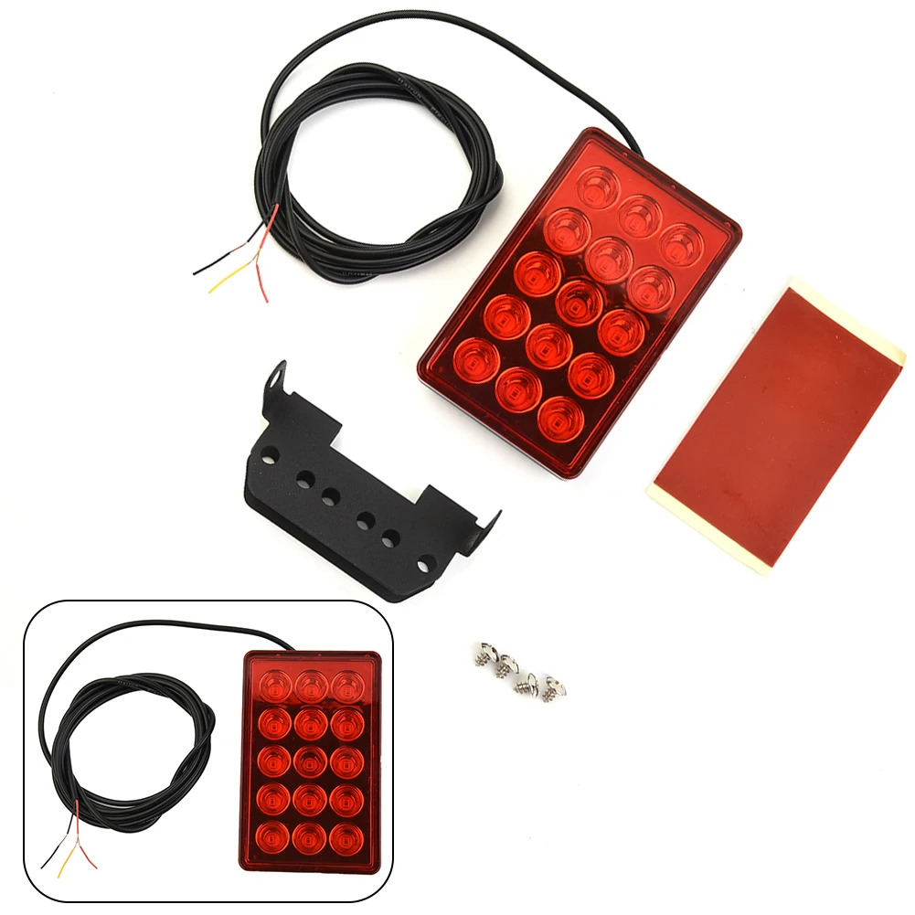 

For Cars Trucks SUV Trailer LED 3rd Brake Light Super Bright Trucks ATV Strobe Flashing ABS Plastic Brake Stop Modified Parts