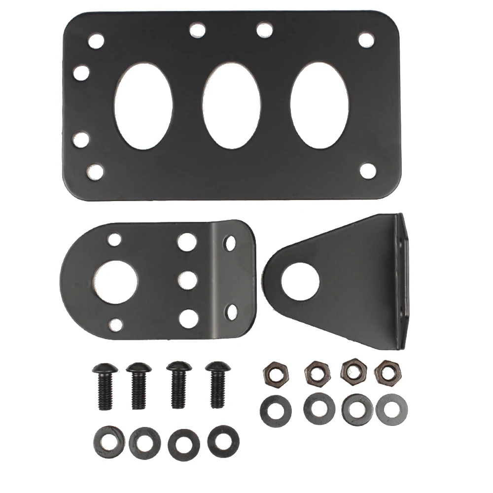 

Tail Brake Light with License Plate Bracket kit 12V License Plate with Light & Taillight For Most Motorcycle Harley Honda